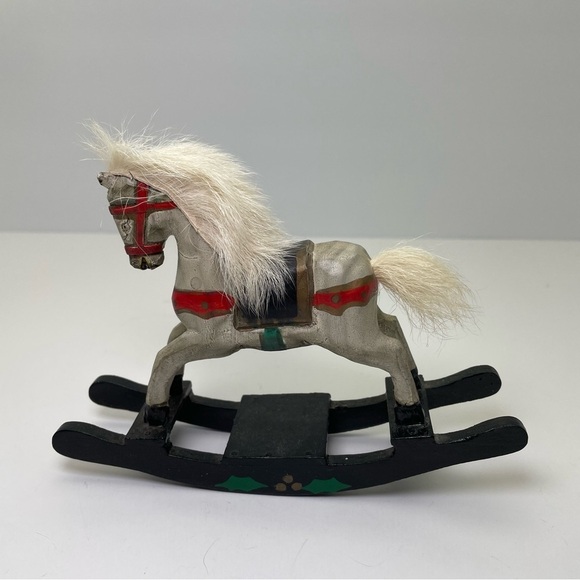 Folk Vintage Rocking Horse Holiday - Picture 7 of 15